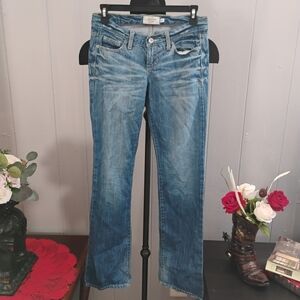Abercrombie & Fitch Women's Faded Blue Bootcut Jeans